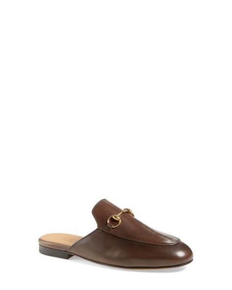 brown gucci mule|More.